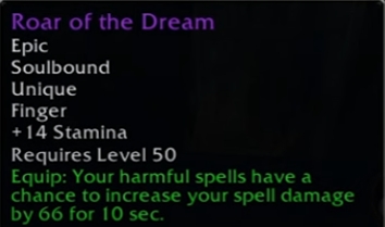 wow sod phase 3 roar of the dream